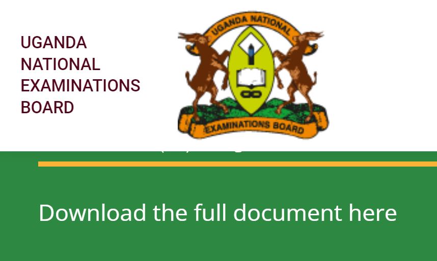 UNEB Timetable 2022 PLE, UCE & UACE Download Free PDF