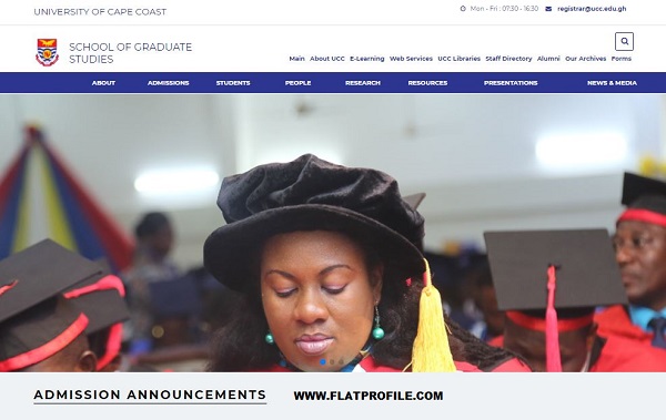 UCC Admission Requirements - M.Phil & Ph.D Programmes - Flatprofile