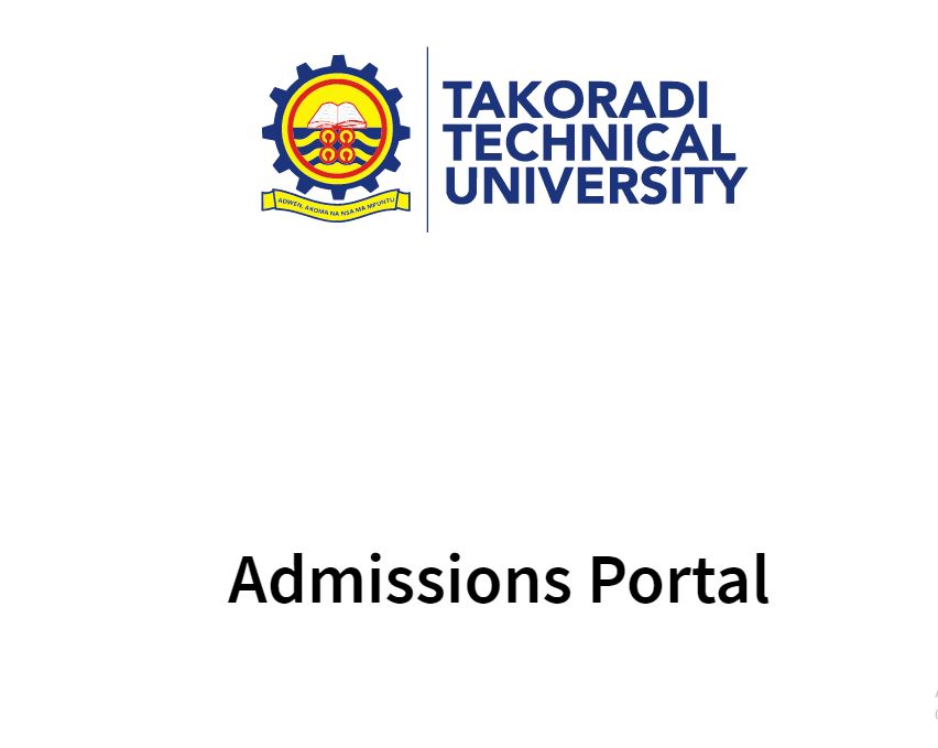 Ttu Admission Portal Login - Takoradi Technical University | Apply