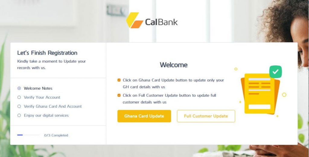 CalBank Ghana | Link Account to Ghana Card