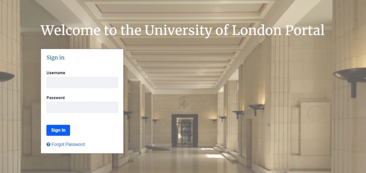 UOL Student Portal - Login | University Of London