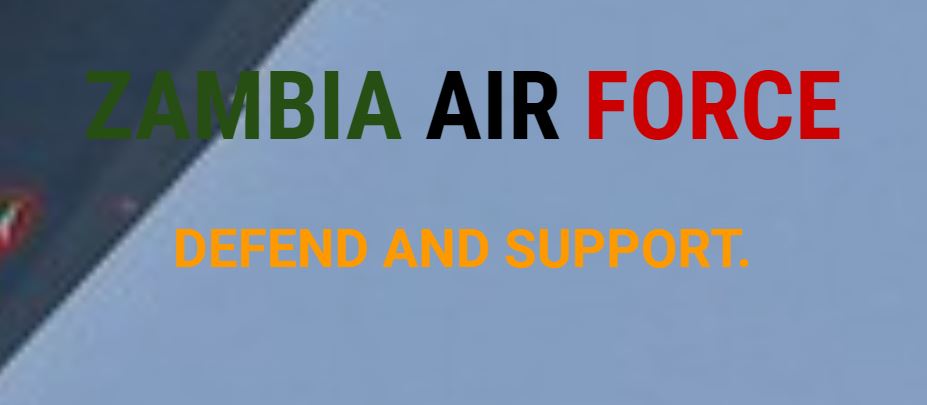 Zambia Air Force – ZAF Recruitment