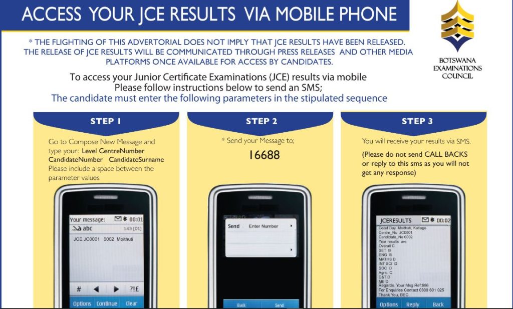 Check BEC JCE Results 2024 Online & SMS Code