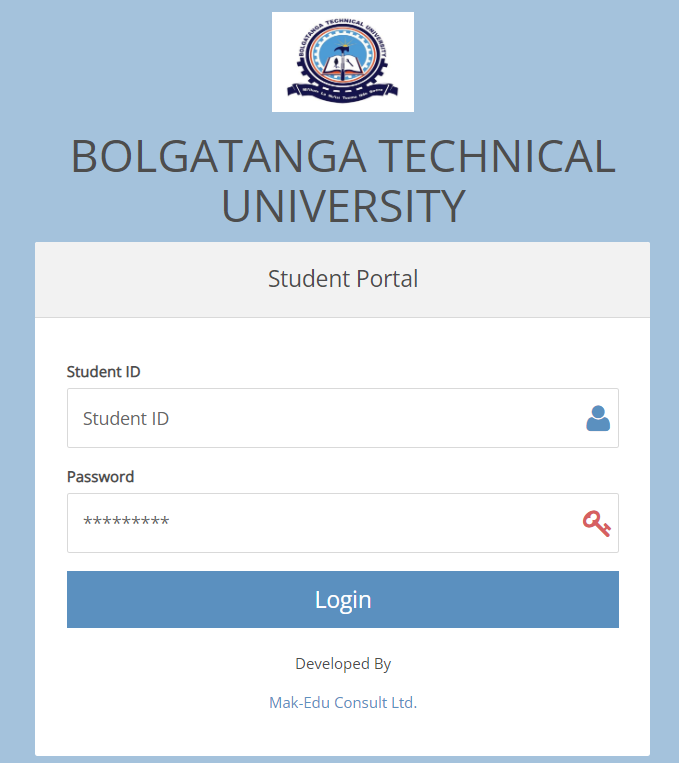 BTU Student Portal portal.bpolystudentportal Login