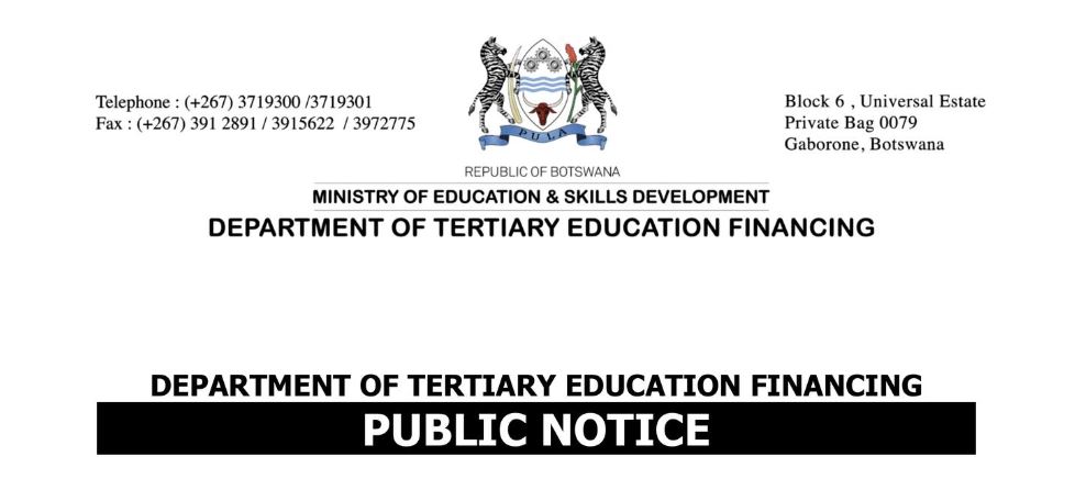 DTEF Government Sponsorship 2024 Tef Gov Bw How To Apply   Botswana Online DTEF Government Sponsorship 