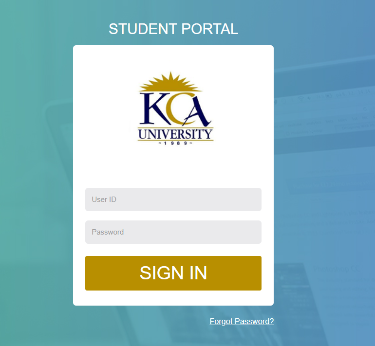 Kcau Student Portal Sign In Portalkcauacke Registration