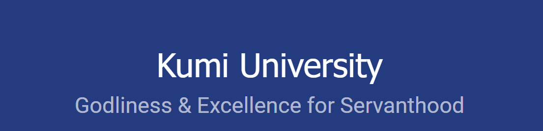 KUMU Courses 2025 | Kumi University