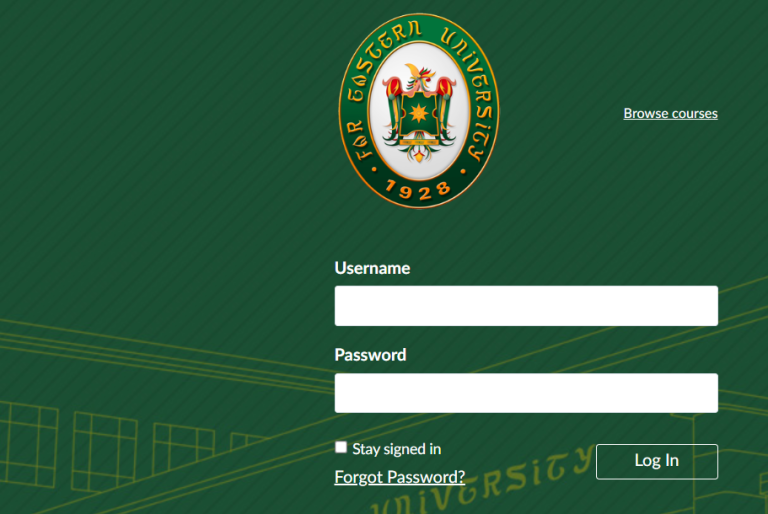 FEU Canvas Login Far Eastern University