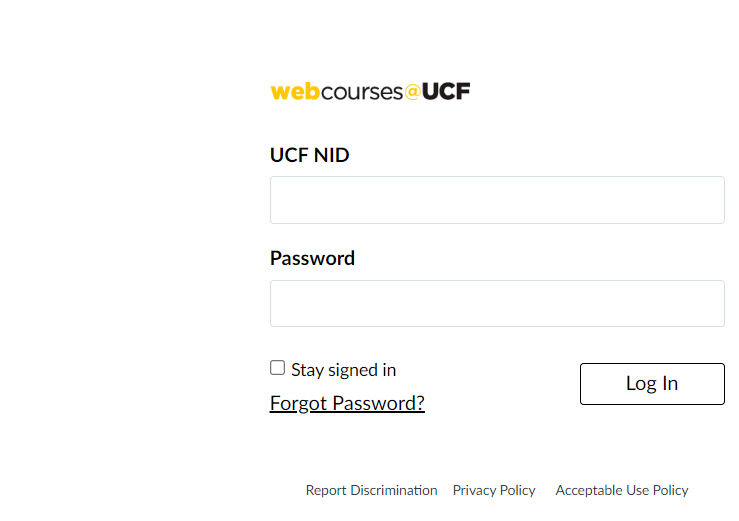 UCF Canvas Login University of Central Florida