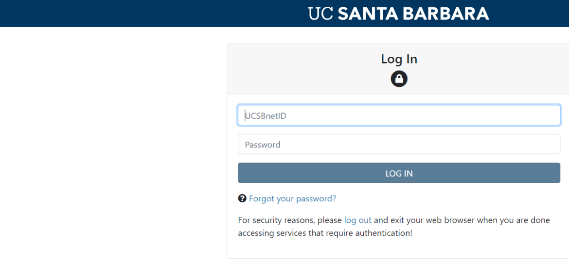 UCSB Canvas Login University of California, Santa Barbara
