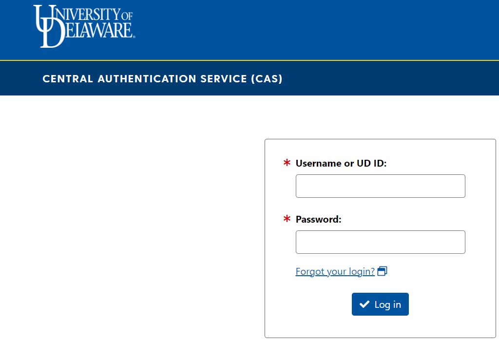 UD Canvas Login University of Delaware