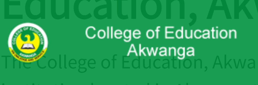 COE Akwanga Post UTME - Login | Application Form