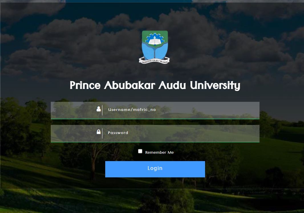 PAAU Student Portal Prince Abubakar Audu University Login