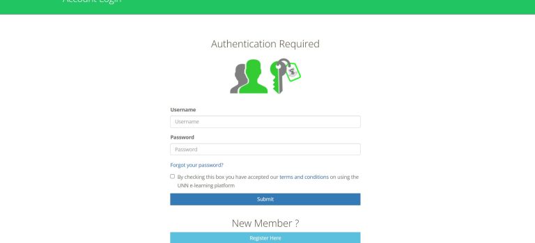 UNN eLearning Portal - Login | University of Nigeria
